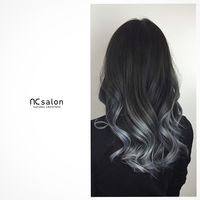 Thunderbolt grey ash tone #ombre.