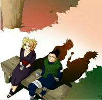 Shikamaru x Temari - He could totally do this with his shadow manipulation, too.