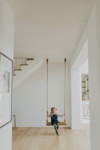 A swing indoors!