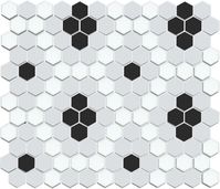 Double Diamonds | Pinnacle Hexagon Patterns - mosaictile.com