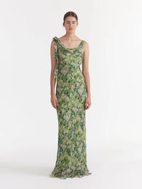 Asher B Dress in Palmetto Fern – SALONI