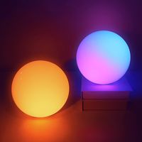 Dekala Prismatic™ Globe Color Changing Table Lamp with 16 Million Solid Colors & 9 Dynamic Gradient Lighting Effects. Color Therapy for Sleep, Work and Wake-up