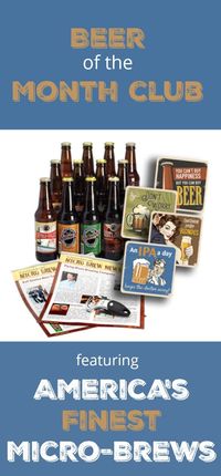 Beer of the Month Club | Craft Brewed Beer | Micro Brew | Gifts for Him | Gifts for Her #affiliatelink