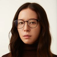 Flames Round Glasses incl. $0 High Index Lenses with Adjustable Nose Bridge – JINS