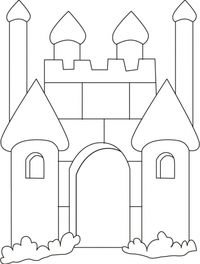 Medieval castle coloring pages...for those moments in between when we don't know what to do at Kingdom Rock VBS!