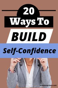 Have a problem with self-esteem? Need a powerful lift of self confidence? Do you want to see permanent improvement? Well, you've come to the right placed! Anyone can build self confidence using these 20 steps to improve both social AND work skills. Give it a try and move forward with your life! Allow me to walk you through the steps, today! Thanks for stopping by! The Joyful Diva