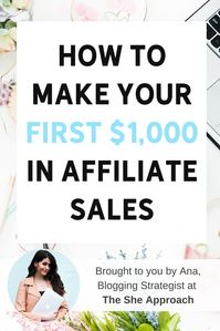 Wouldn’t it be nice to earn $50-$100 daily with affiliate marketing? Find out what you need to do with your blog to earn your first $1000 in affiliate sales along with more affiliate tips for new bloggers. Start making money blogging today! #affiliatemarketing #workfromhome #makemoneyonline #incomereport