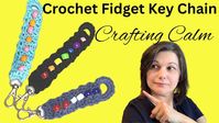 Fidget Key Ring Straps Learn how to make a crochet keychain with colorful pony beads! Easy DIY - YouTube