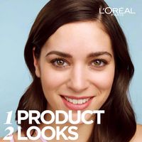 How to get 2 brow looks with new L'Oreal Brow Stylist Boost & Set gel mascara. Get the boy look by brushing upwards, or get the sleek look by brushing up and out.