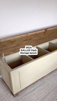 Frenchic Paint ❤️ | 🌟 DIY IKEA Kallax Storage Bench 🌟 Looking to give your plain white furniture a trendy new look? Think outside the box and steal this… | Instagram