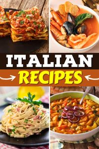 Looking for the best Italian recipes? From chicken parmesan to Neapolitan pizza, bring a taste of Italy to your kitchen with these classic Italian dishes.