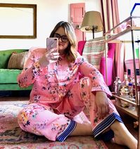 Didn't you hear? Pajama sets are all the rage in home offices everywhere.