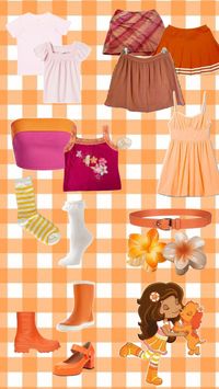 Strawberry shortcake orange blossom Halloween costume idea