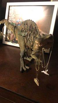 Dinosaur decor, jewelry holder, multipurpose