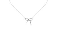 PRICES MAY VARY. DURABLE AND RELIABLE: Made of 925 sterling silver, our bow necklaces for women maintain their shine for a long time. Each sterling silver necklace is carefully crafted from hypoallergenic material, hence a safe choice for all skin types. STYLE WITH COMFORT: Our sterling silver bow necklace has a 16-inch Rolo chain with a 2-inch adjustment, allowing you to fix the length as per your comfort. Featuring a Spring ring clasp, the silver necklace for women is easy to open and close. F