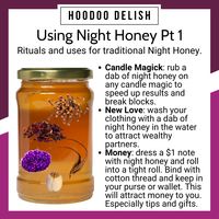 Night honey will empower and activate your candle magic, love spells, and money manifestation! It's incredibly easy to make at home too!