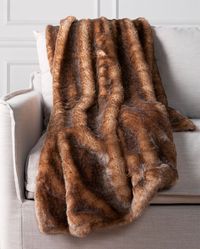 Lodge Faux Fur Throws | Balsam Hill