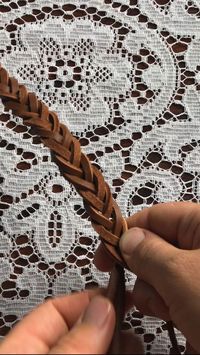 ✂️ This video demonstrates an easy technique for making your own skinny braided leather belt. #leatherbelt #leatherbelts #leatherbeltstyle #diybelt #braidedbelt #braidedbelts #leatherfashion #leatherhandmade #leathersewing #handmade #handmadebelt #handmadebelts #sewing