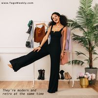 Immerse yourself in the looks of jumpsuits. Uniquely designed with a modern and retro look, jumpsuits provide you with a little something different. Shop Now 🛒🛍️ #TagsWeekly #ShopNow #WomensFashion #Womenswear #WomensCollectio #womensjumpsuit