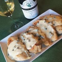 Chicken Breasts in Caper Cream Sauce Allrecipes.com