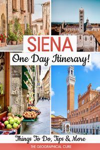 Chic, compact, and rose-toned, it’s the Tuscan city you’ve dreamed of – Siena. This is the ultimate one day itinerary for Siena. It guides you through the city's subliem medieval streets, covering all the top attractions and best things to do in Siena. Start at the Piazza del Campo, then marvel at Siena Cathedral. Admire panoramic views from the Torre del Mangia and explore the captivating Civic Museum. Read on for how to spend 1 perfect day in Siena, with must know tips for visiting the city!