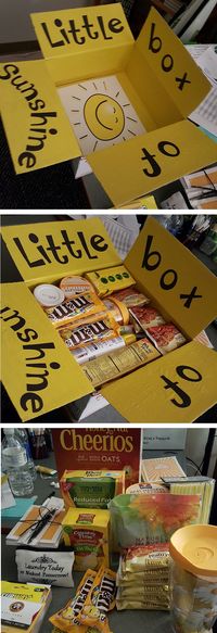 Little Box of Sunshine care package.