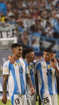 copa america 2024 cuti romero, licha martinez y nahuel molina