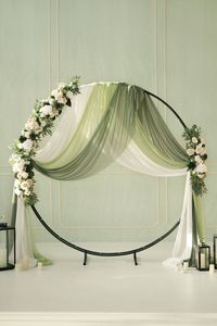 Ling’s moment features wedding arch flowers and artificial wreaths that complement your wedding decor. Browse our selection of custom, handmade pieces today.