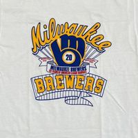 Vintage 90s Mlb Milwaukee Brewers Baseball Shirt, Unisex T-Shirt Sweatshirt Hoodie, Vintage Shirt For Men Women, Birthday Gift, Top Tees Design & Printed In The Usa 6.1-Ounce, 100% Cotton Double-Needle Neck, Sleeves And Hem; Roomy Unisex Fit Dark Heather Is 50% Cotton, 50% Polyester Decoration Type: Digital Print Made By Gildan