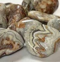 1 Piece of Crazy Lace Agate Tumbled Polished Gemstones.