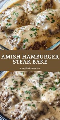 Amish Hamburger Steak Bake