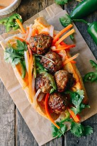 Spicy Meatball Banh Mi Recipe - The Woks of Life