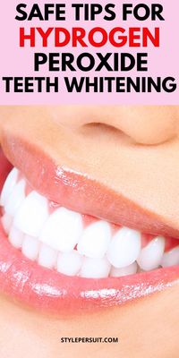 If you looking of ways of how to whiten your teeth naturally, teeth whiting at home with hydrogen peroxide can be a great way to get rid of yellow teeth. But how? continue reading to learn more...