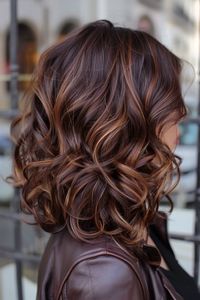 42 Dark Brown Hair With Highlights Hairstyles That Will Add Depth and Dimension