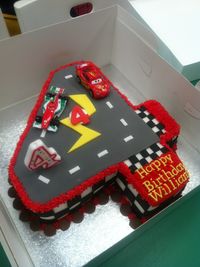 2nd Birthday Cake Ideas for Boys | friend asked if I would make a cake for her little boys 4th birthday ...