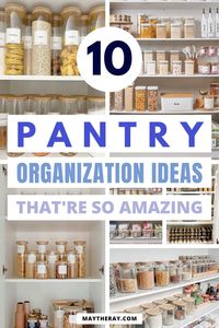 Want to know how to organize the perfect pantry?! Check out these great pantry organization ideas for your kitchen