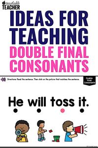 So many teachers overlook teaching double final consonants. However, they need to be taught explicitly to our students! Click to find out what double final consonants are and how to teach them within your classroom!