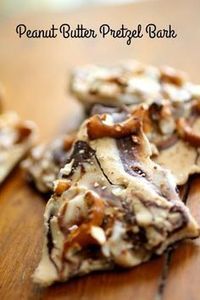 Peanut Butter Pretzel Bark Recipe | Recipe | Easy peanut butter, How sweet eats, Bark recipe