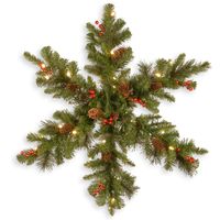 National Tree Company Pre-Lit Artificial Christmas Hanging Snowflake,