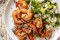 Garlic Butter Shrimp Recipe with Broccoli Rice – Shrimp and Rice with Broccoli Recipe — Eatwell101