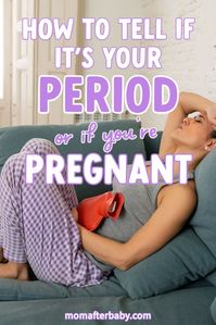 Sometimes the signs of your period or being pregnant can overlap with one another — making it hard to tell if you're menstruating or pregnant. Learn how to tell them apart, once and for all!