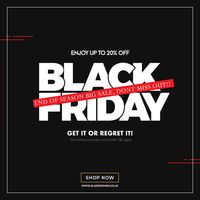 Glassdomain's BIGGEST BLACK FRIDAY SALE is finally here 😎😍🎉 Save up to 20% OFF on our extensive range of Contemporary Furniture & Modern Lighting, what are you waiting for? ends midnight on Monday 2nd December.  Shop In-Store & Online at www.glassdomain.co.uk  GET IT OR REGRET IT. DON'T MISS OUT!!! Click the link in our bio to grab the savings, Hurry up, before you miss it!  For more information, please get in touch.