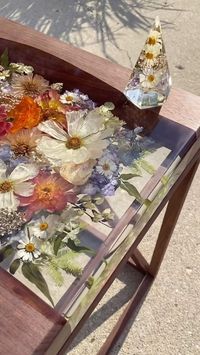 Our viral table from last year is now one of our most requested items! Beautiful wedding bouquet flowers preserved in a custom wood and resin table. We can’t wait to show you all the new ones we are working on this year!