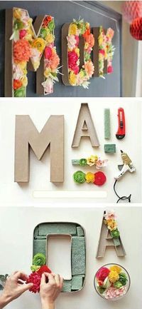 35 Creative DIY Letters in Life | Art and Design