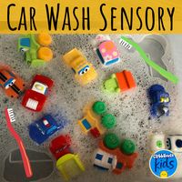 Do you have a toddler who loves playing with cars? Looking for a fun, hands-on activity that encourages fine-motor skills and provides hours of imaginative play? Then this easy to create Car Wash Sensory Bin is just the thing! With just a few simple supplies, you and your little one can create a sensory experience that will be remembered for years to come. So grab those miniature cars and get ready to create this sensory bin today!