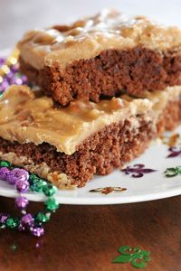 New Orleans Praline Brownies - Jam Hands