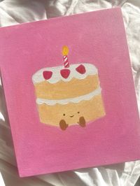 #jellycatlondon #jellycatcake #cake #painting #easypaint #aesthetic