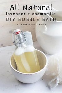 The Easiest Homemade Bubble Bath for Bedtime