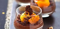 Verrines crumble chocolat-mandarine : découvrez les recettes de cuisine de Femme Actuelle Le MAG