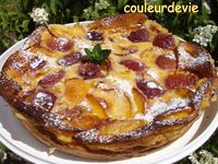 Flan aux nectarines et à la vanille | Couleurdevie